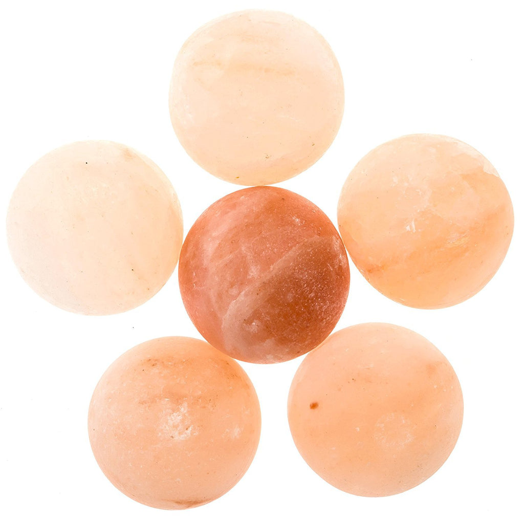 UMAID Natural Himalayan Rock Sea Salt Lamp Bowl with 6 Heated Salt